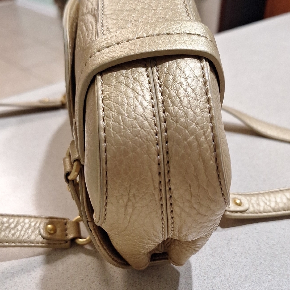 NWOT Cole Haan Cream Shoulder Bag with Leather Material and Slouchy Shape - Picture 6 of 14
